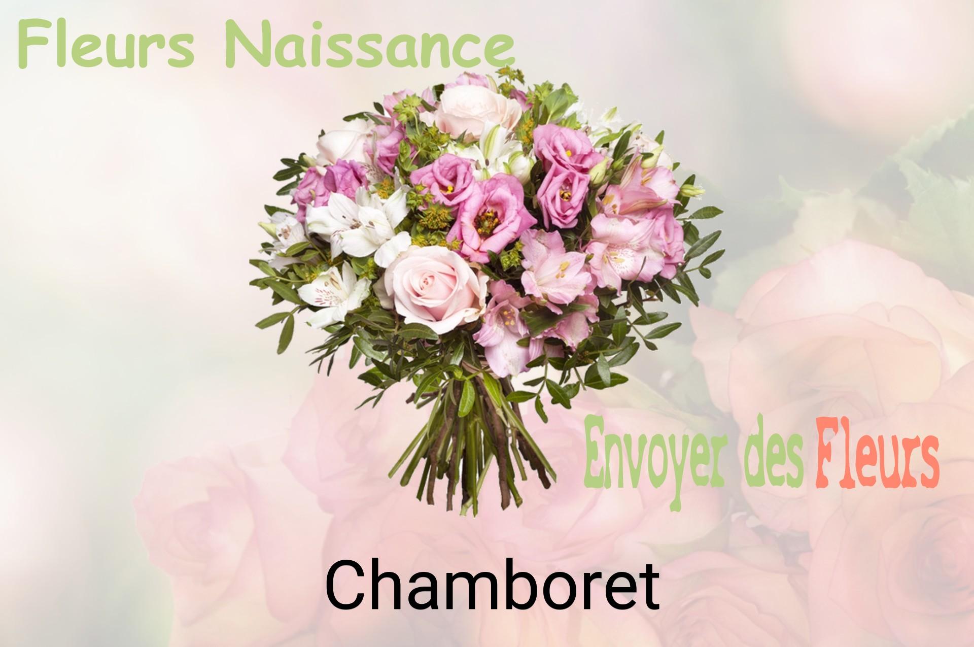 Bouquet de fleurs de naissance livré à Chamboret